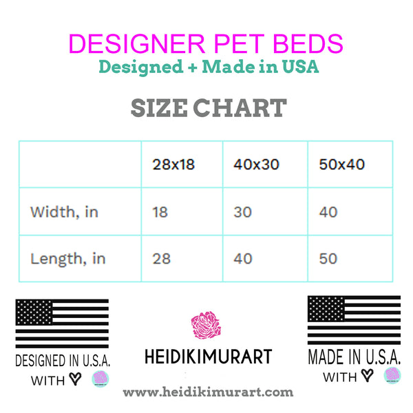 Best Pink Striped Pet Bed, Bright Colorful Best Striped Modern Dog Indoor Pet Bed-Made in USA (Size: S-L) - Heidikimurart Limited 