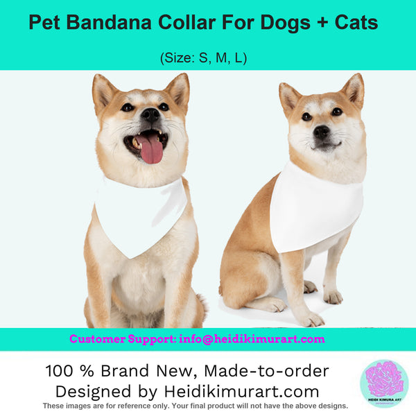 Purple Pet Bandana Collar, Best Cute Mother's Day Special For Cat/ Dog Moms-Printed in USA