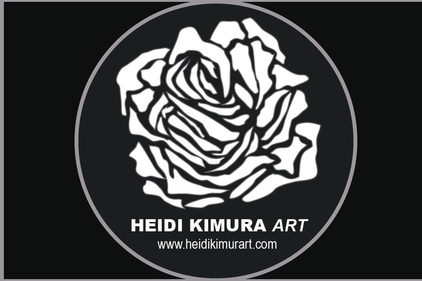 Floral High Waisted Yoga Leggings, Black Grey White Flower Print Women's Tights-Made in USA-Leggings-Printify-Miami Sublimation-Heidi Kimura Art LLC