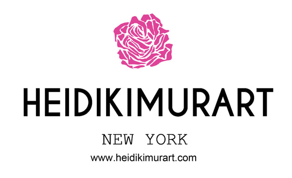Pink Rose Floral Print Designer Women's Comfy Stretchy Pencil Skirt-Made in USA-Pencil Skirt-Heidi Kimura Art LLC