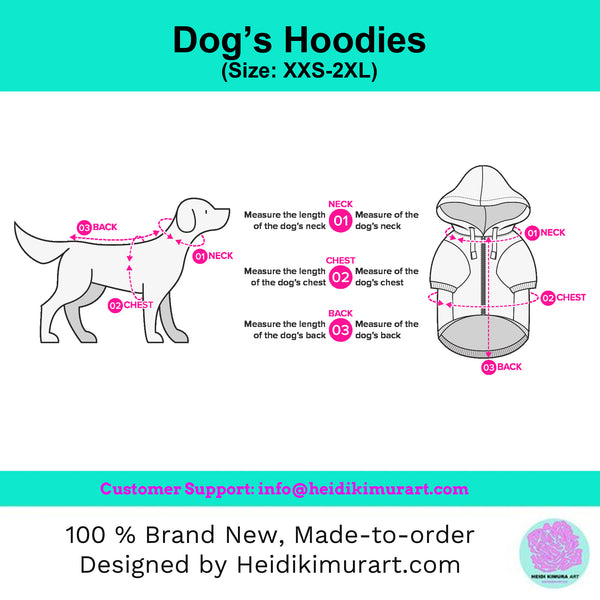 Tiger Stripe Print Dog Hoodie, Soft Comfortable Zip-Up Premium Hoodie For Dog Pet Owners - Heidikimurart Limited 