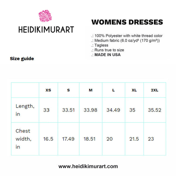 White Buffalo Plaid T-Shirt Dress, Plaid Print Best Designer Women's Tee Shirt Dress -Made in USA