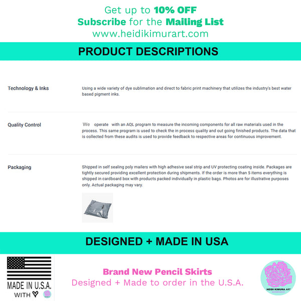 Brown Leopard Women's Pencil Skirt, Best Designer Animal Print Ladies Stretchy Skirt- Made in USA