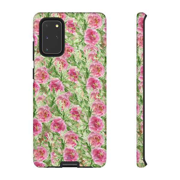 Garden Rose Phone Case, Roses Floral Print Tough Designer Phone Case -Made in USA-Phone Case-Printify-Samsung Galaxy S20+-Glossy-Heidi Kimura Art LLC