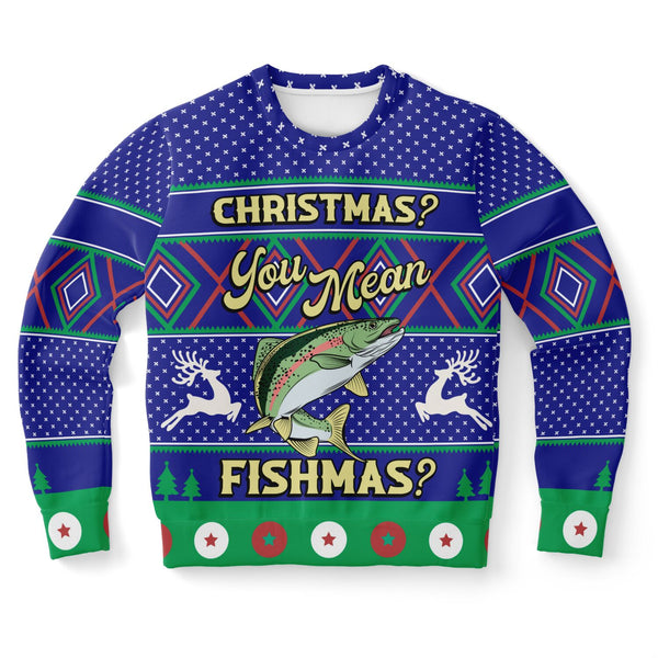 Christmas Adult's Sweatshirts For Fishermen