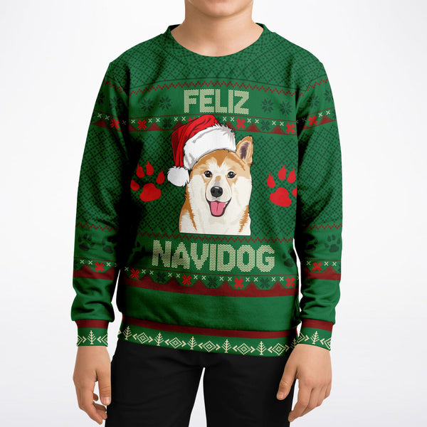 Cute Dog Kid's Sweatshirt