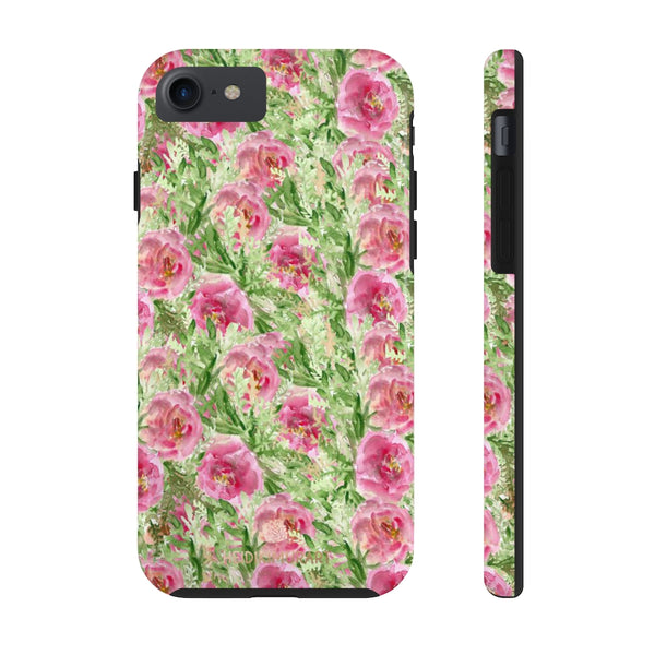 Red Rose Floral Phone Case, Flower Print Case Mate Tough Phone Cases-Made in USA - Heidikimurart Limited 