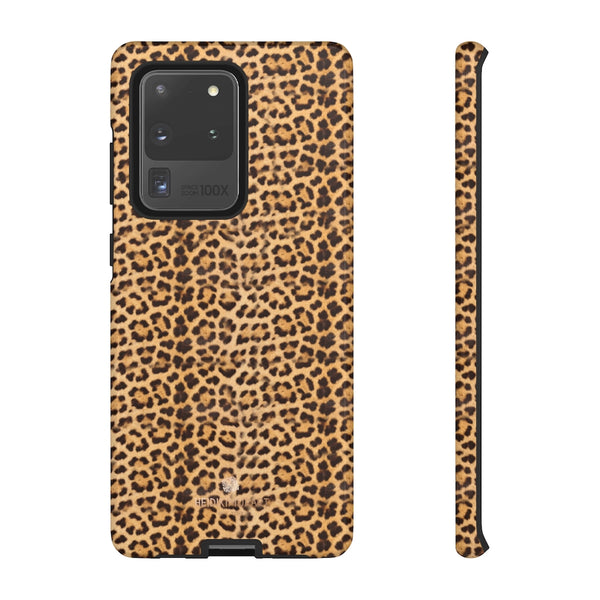 Leopard Animal Print Tough Cases, Designer Phone Case-Made in USA-Phone Case-Printify-Samsung Galaxy S20 Ultra-Glossy-Heidi Kimura Art LLC