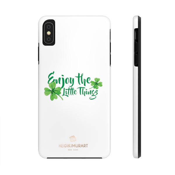 Motivational Saying Print Phone Case, Leaf Case Mate Tough Phone Cases-Made in USA - Heidikimurart Limited 