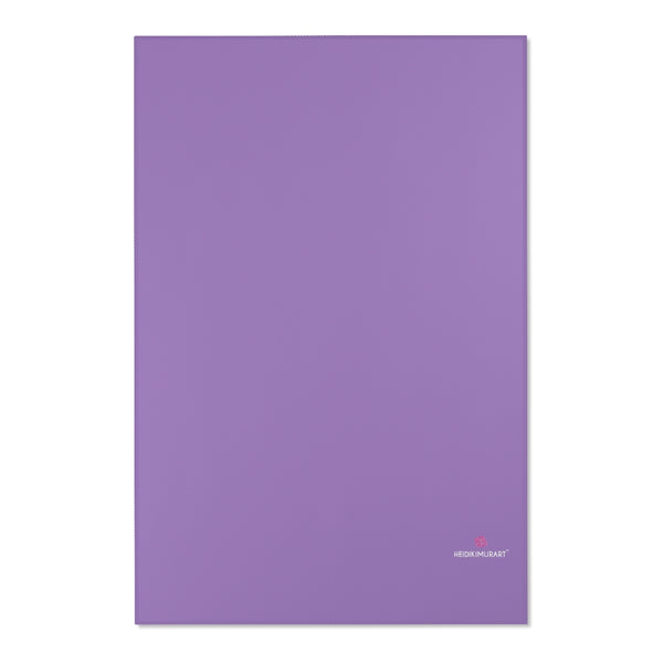 Pastel Purple Designer Area Rugs, Best Anti-Slip Indoor Solid Color Carpet For Home Office - Printed in USA