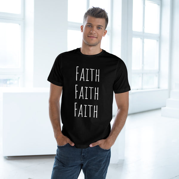 Faith Christian Unisex Tee, Best Unisex Deluxe Christian Religious T-shirt For Men or Women (US Size: XS-3XL)