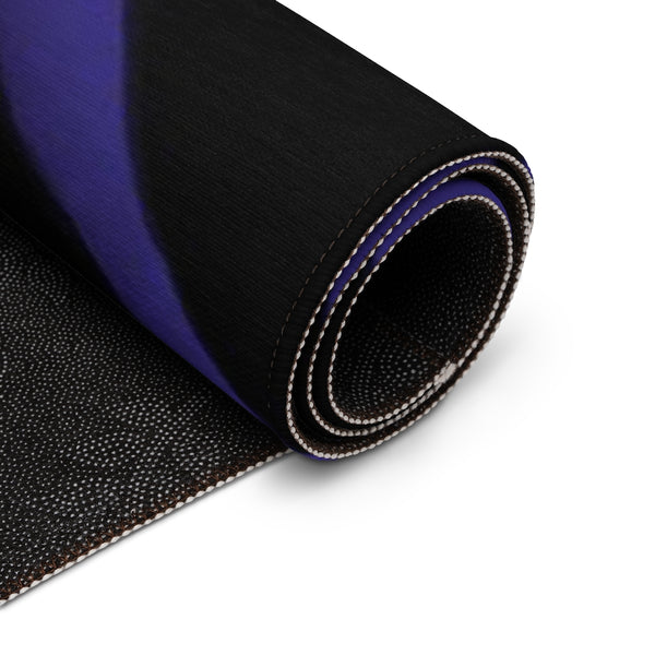Zebra Animal Print Dornier Rug, Purple and Black Zebra Stripes Animal Print Woven Indoor Carpet For Home or Office, Modern Basics Essential Premium Best Designer Durable Woven Skid-Resistant Premium Polyester Indoor Carpet Area Rug - Printed in USA (Size: 20"x32"(1'-8"x2'-8"), 35"×63"(2'-11"x5'-3"), 63"×84"(5'-3"x7'-0"))