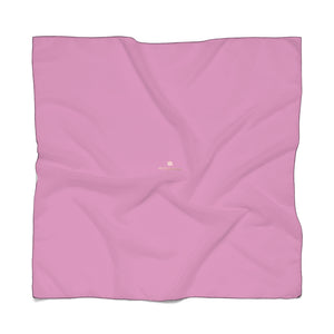 Light Pink Designer Poly Scarf, Solid Color Lightweight Fashion Accessories- Made in USA-Accessories-Printify-Poly Voile-25 x 25 in-Heidi Kimura Art LLC Light Pink Designer Poly Scarf, Classic Solid Color Print Lightweight Delicate Sheer Poly Voile or Poly Chiffon 25"x25" or 50"x50" Luxury Designer Fashion Accessories- Made in USA, Fashion Sheer Soft Light Polyester Square Scarf