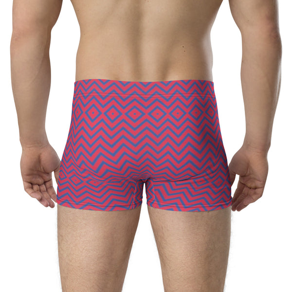 Purple Chevron Boxer Briefs