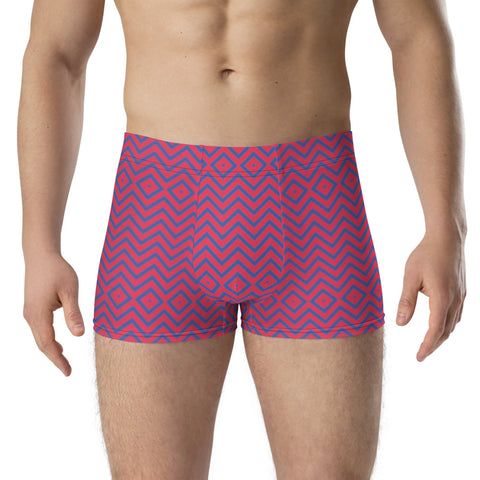 Purple Chevron Boxer Briefs