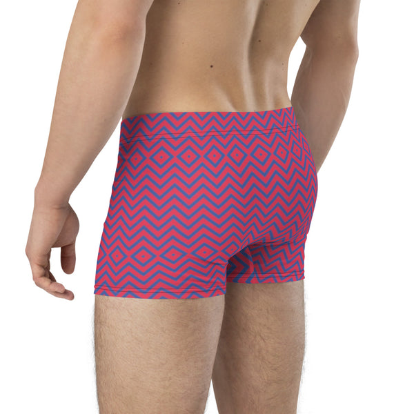 Purple Chevron Boxer Briefs