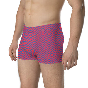 Purple Chevron Boxer Briefs