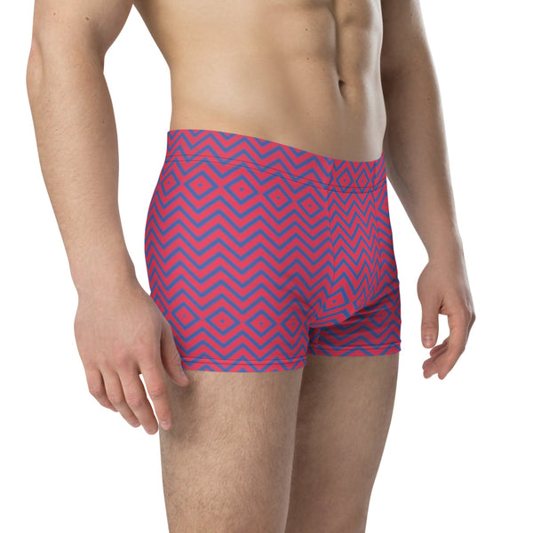 Purple Chevron Boxer Briefs