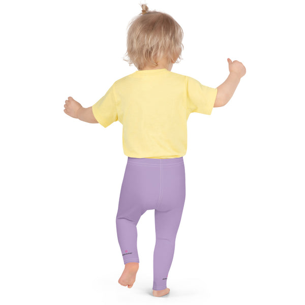 Light Purple Kid's Leggings, Pastel Purple Solid Color Print Designer Kid's Girl's Leggings Active Wear 38-40 UPF Fitness Workout Gym Wear Running Tights, , Premium Unisex Tights For Boys And Girls, Comfy Stretchy Pants (2T-7) Made in USA/EU/MX, Girls' Leggings & Pants, Leggings For Girls, Designer Girls Leggings Tights, Leggings For Girl Child