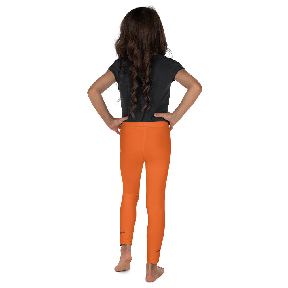 Orange leggings child best sale