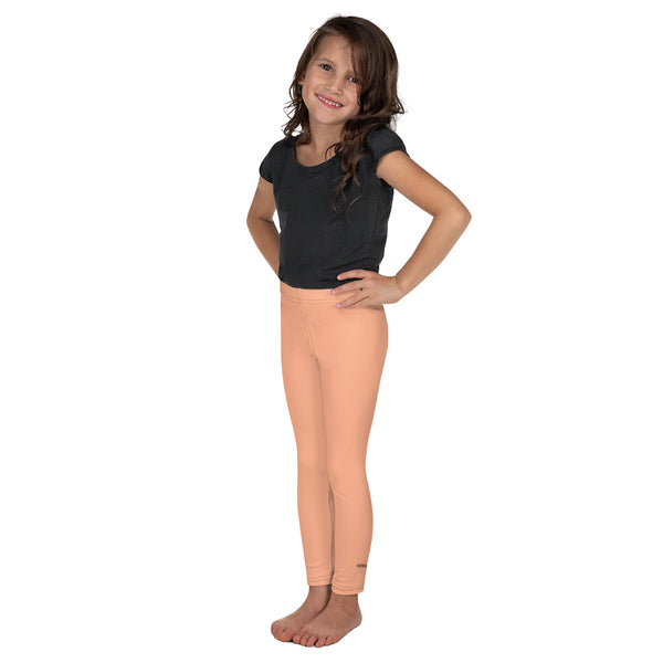 Nude Solid Color Kid's Leggings, Nude Best Solid Color Print Designer Kid's Girl's Leggings Active Wear 38-40 UPF Fitness Workout Gym Wear Running Tights, , Premium Unisex Tights For Boys And Girls, Comfy Stretchy Pants (2T-7) Made in USA/EU/MX, Girls' Leggings & Pants, Leggings For Girls, Designer Girls Leggings Tights, Leggings For Girl Child