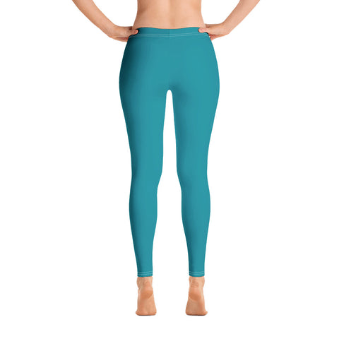 Blue Women's Leggings-Heidikimurart Limited -XS-Heidi Kimura Art LLC