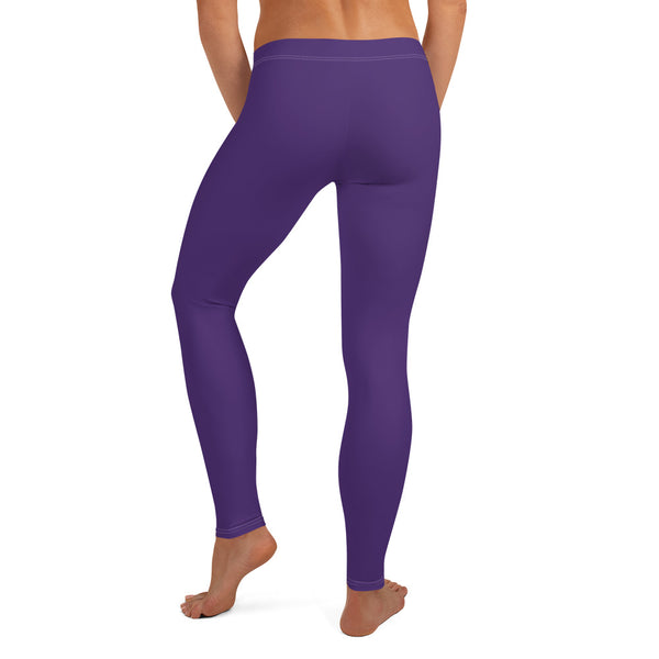 Dark Purple Women's Casual Leggings-Heidikimurart Limited -Heidi Kimura Art LLC Dark Purple Women's Casual Leggings, Solid Color Fashion Fancy Women's Long Dressy Casual Fashion Leggings/ Running Tights - Made in USA/ EU/ MX (US Size: XS-XL) Dark Purple Women's Casual Leggings, Solid Color Fashion Fancy Women's Long Dressy Casual Fashion Leggings/ Running Tights - Made in USA/ EU/ MX (US Size: XS-XL)
