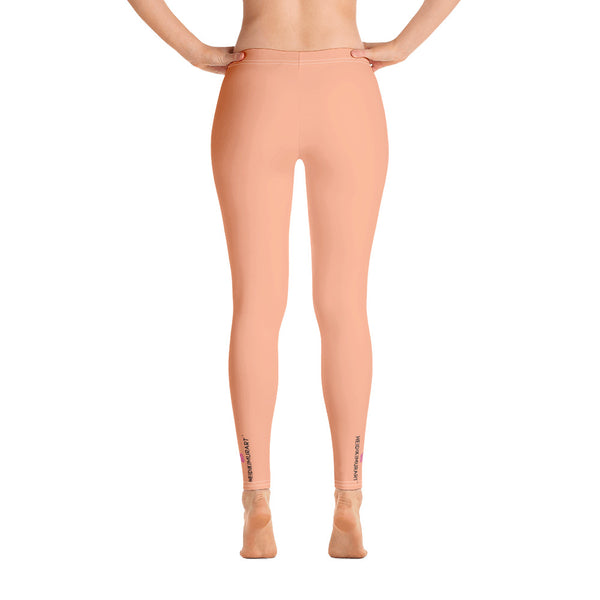 Nude Solid Color Women's Leggings - Heidikimurart Limited 