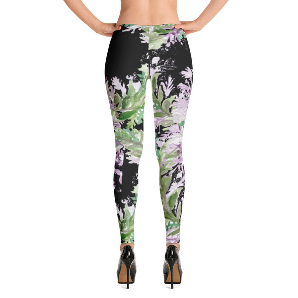 Black Lavender Women's Leggings