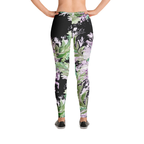 Black Lavender Women's Leggings