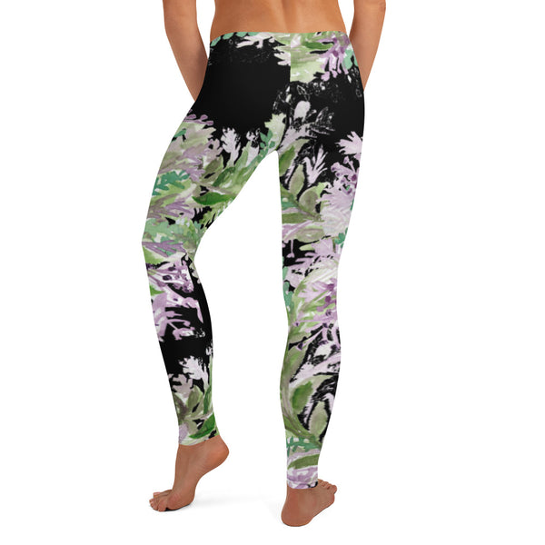 Black Lavender Women's Leggings