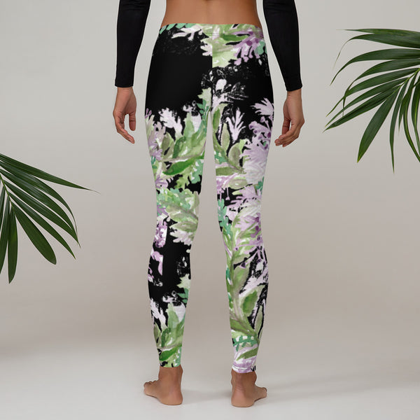 Black Lavender Women's Leggings