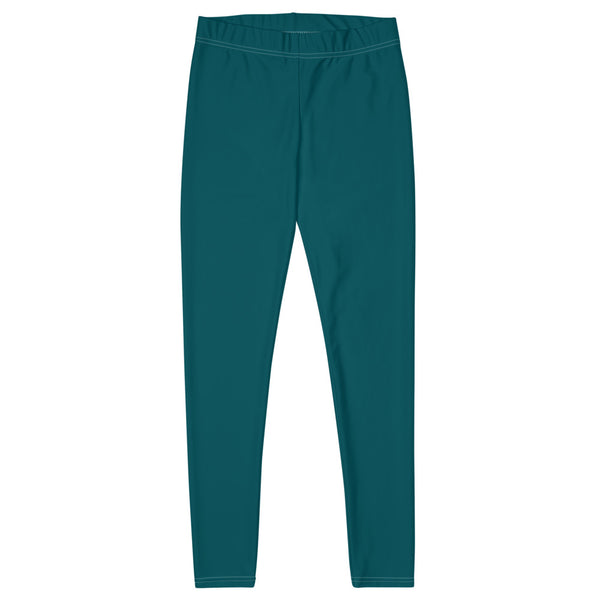 Dark Teal Blue Women's Leggings - Heidikimurart Limited 