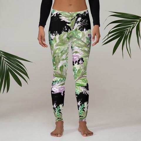 Black Lavender Women's Leggings