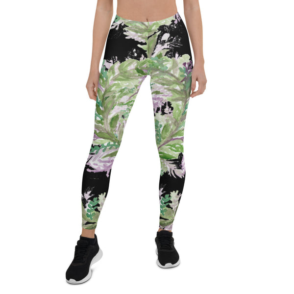 Black Lavender Women's Leggings