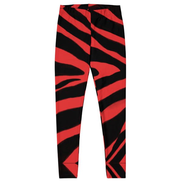 Red Zebra Casual Leggings