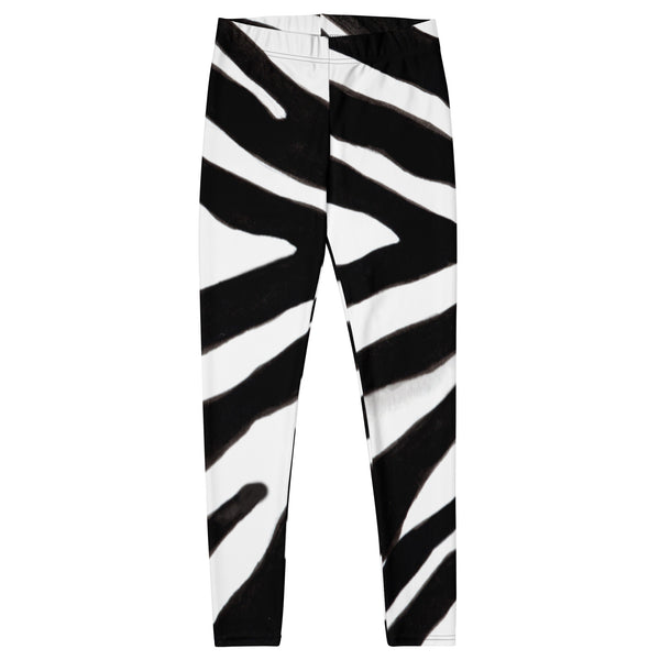 Black Zebra Print Leggings