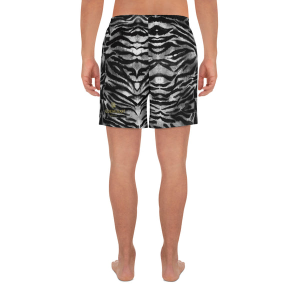 Grey Tiger Men's Shorts, Best Men's Athletic Long Shorts
