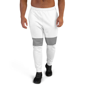 Black Striped Best Men's Joggers, Horizontal Striped Printed Sweatpants For Men, Modern Slim-Fit Designer Ultra Soft & Comfortable Men's Joggers, Men's Jogger Pants-Made in EU/MX (US Size: XS-3XL)