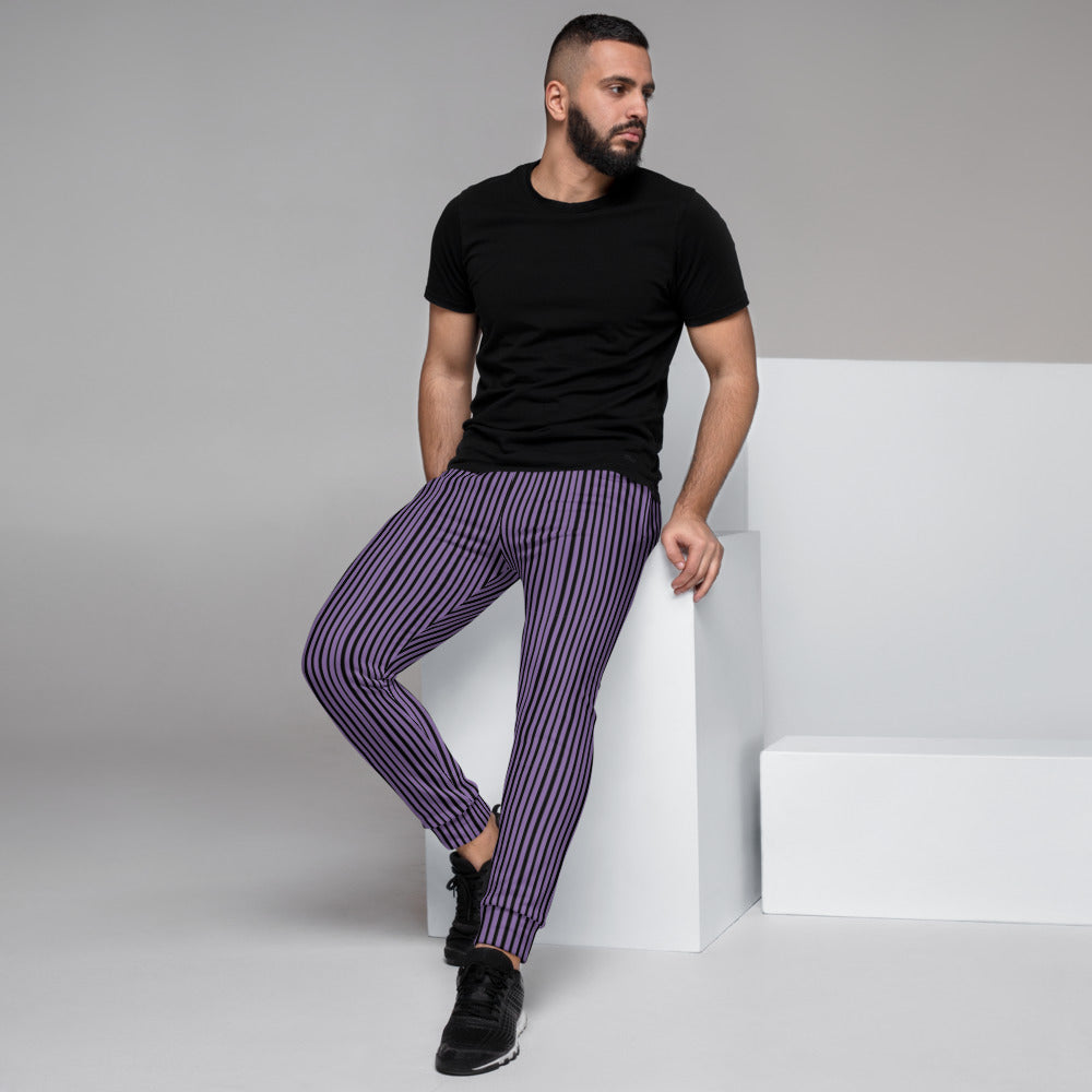 New Men's Cotton Linen Trousers Design Vertical Stripes Breathable Pants  Casual Baggy Elastic Waist Straight Leg Sweatpants - AliExpress