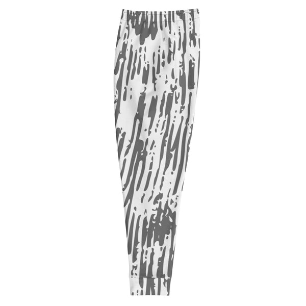 American Flag Print Men's Joggers, , Grey Striped Designer Men's Jogging Pants&nbsp; Casual&nbsp;Minimalist Slim-Fit&nbsp;Designer Ultra Soft &amp; Comfortable Men's Joggers, Men's Jogger Pants-Made in USA/EU/MX (US Size: XS-3XL)&nbsp;&nbsp;
