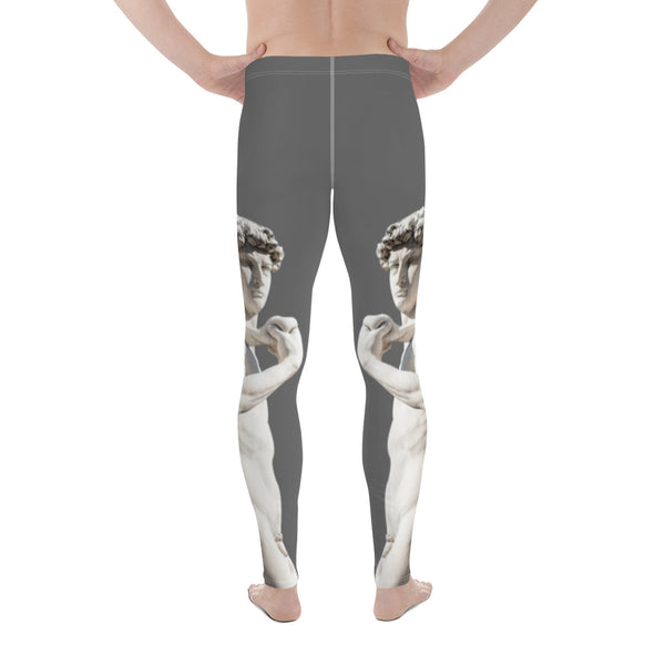 White Sculptural Men's Leggings