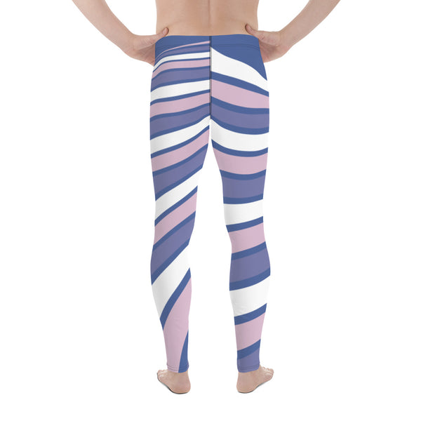 Purple Swirl Best Men's Leggings