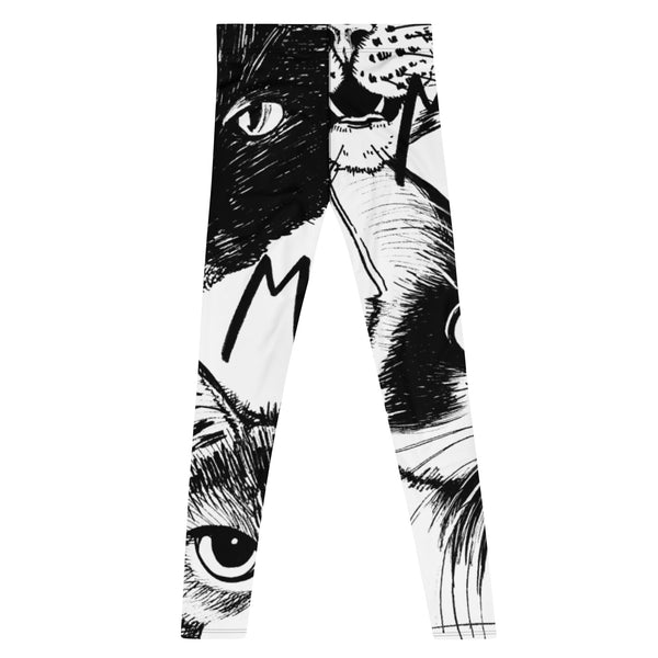 Cat Print Cute Men's Leggings