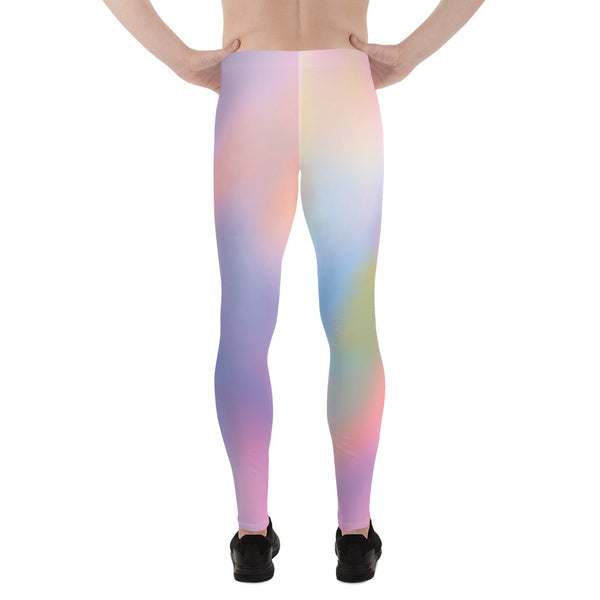 Rainbow Ombre Printed Men's Leggings