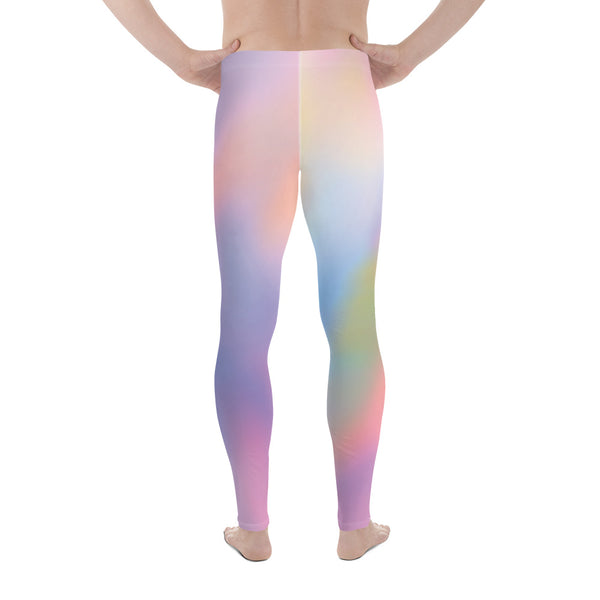 Rainbow Ombre Printed Men's Leggings