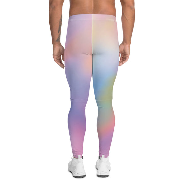 Rainbow Ombre Printed Men's Leggings