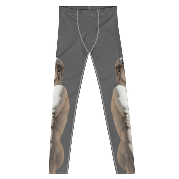 White Sculptural Men's Leggings