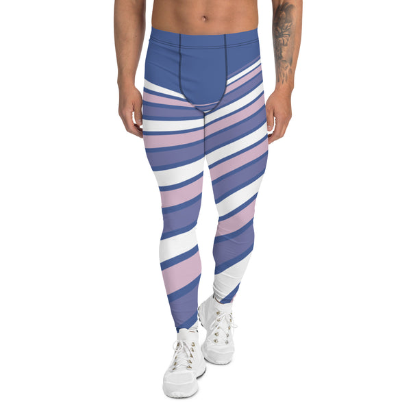 Purple Swirl Best Men's Leggings