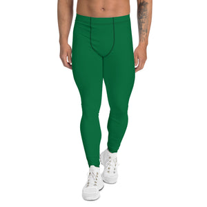 Men Solid Sports Tights